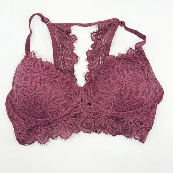 Victoria’s Secret PINK Lace Long Line Racerback Bra - US LG - Picture 1 of 6